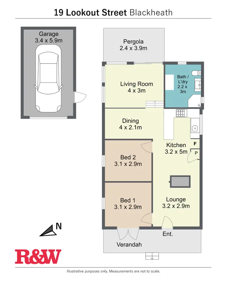 Floorplan of Homely house listing, 19 Lookout Street, Blackheath NSW 2785