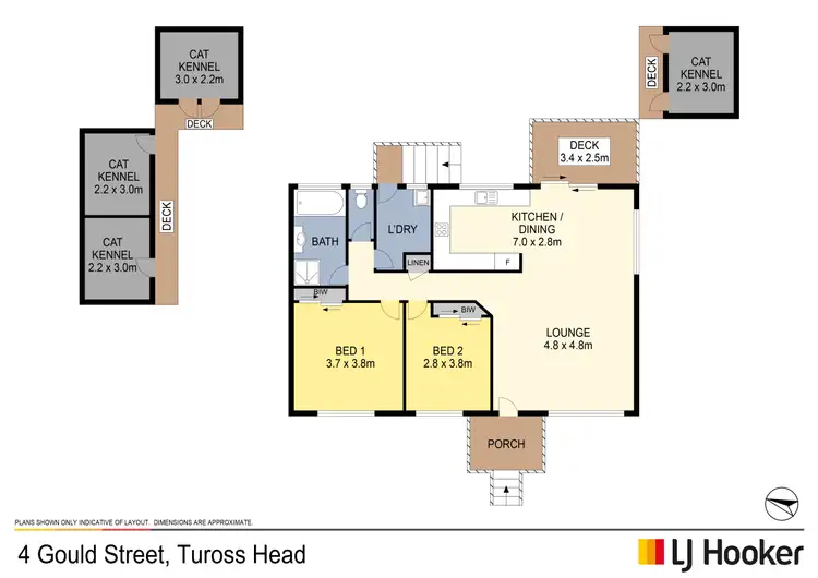 Floorplan of Homely house listing, 4 Gould Street, Tuross Head NSW 2537