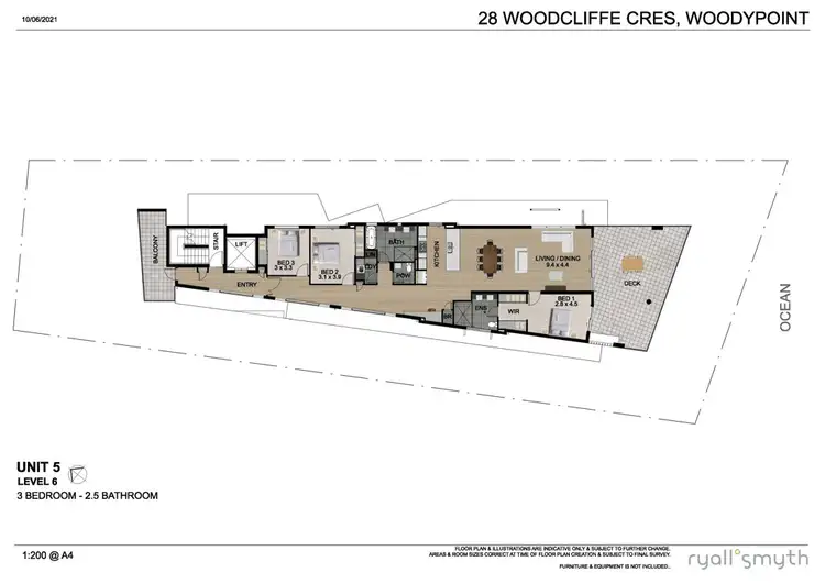 Floorplan of Homely apartment listing, 5/28 Woodcliffe Crescent, Woody Point QLD 4019