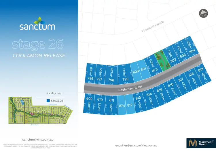 Floorplan of Homely land listing, Lot 811 Coolamon Street, Mount Low QLD 4818