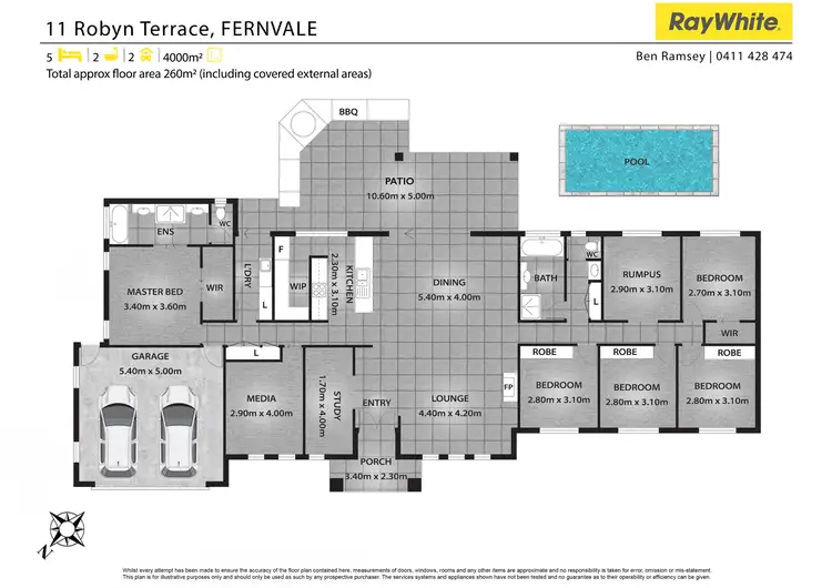 Floorplan of Homely house listing, 11 Robyn Terrace, Fernvale QLD 4306