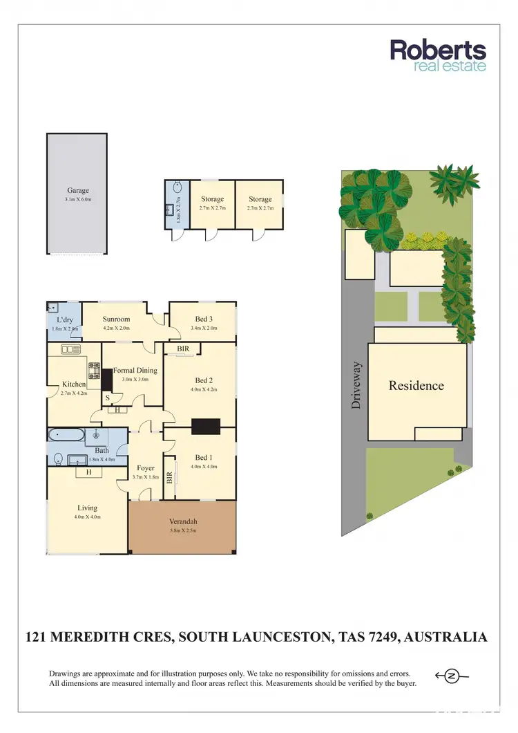 Floorplan of Homely house listing, 121 Meredith Crescent, South Launceston TAS 7249