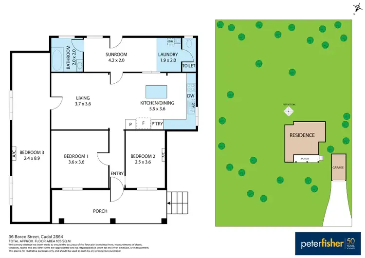Floorplan of Homely house listing, 36 Boree Street, Cudal NSW 2864