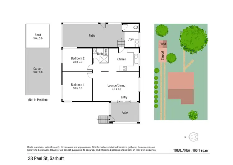 Floorplan of Homely house listing, 33 Peel Street, Garbutt QLD 4814