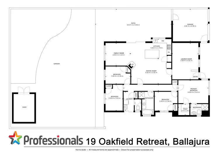Floorplan of Homely house listing, 19 Oakfield Retreat, Ballajura WA 6066