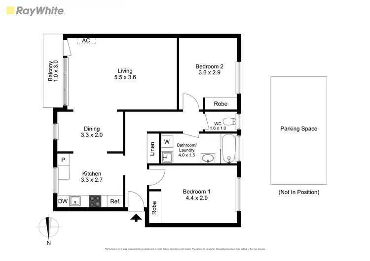 Floorplan of Homely apartment listing, 9/24 Middle Street, Ascot Vale VIC 3032
