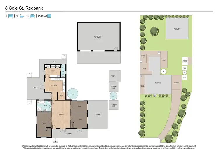 Floorplan of Homely house listing, 8 Cole Street, Redbank QLD 4301