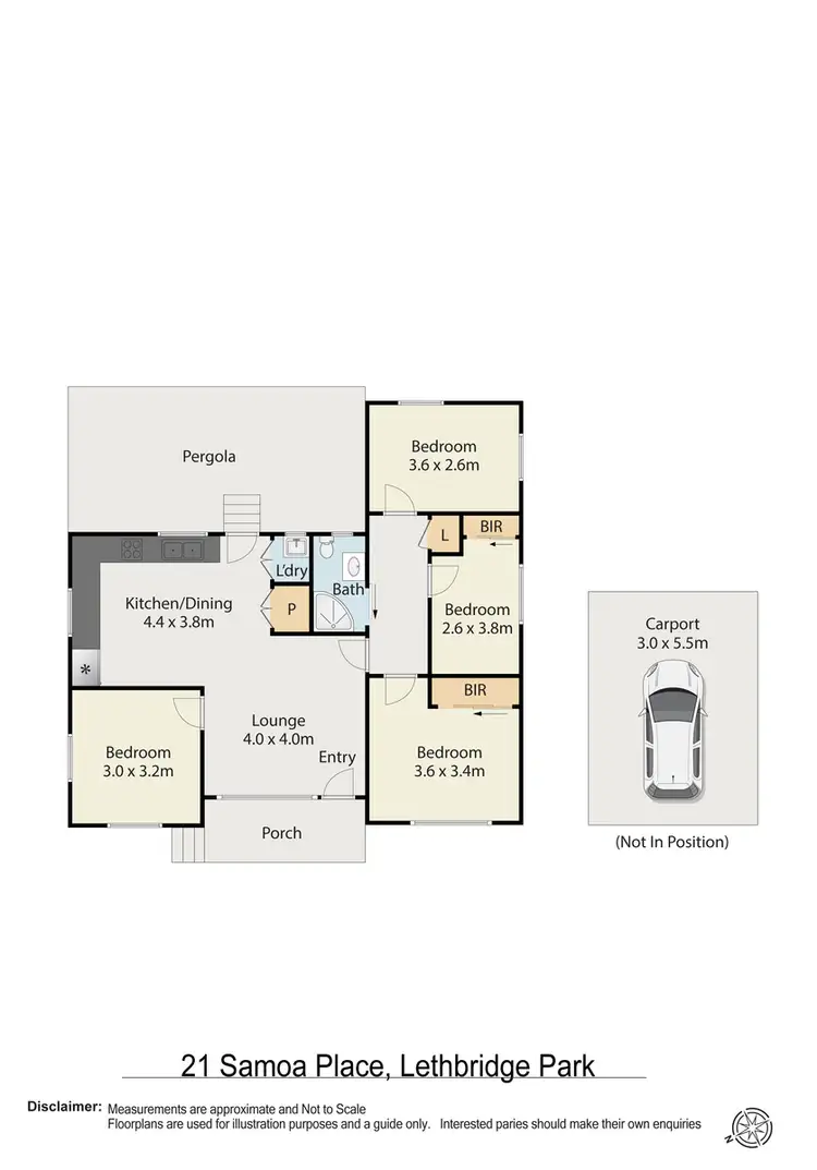 Floorplan of Homely house listing, 21 Samoa Place, Lethbridge Park NSW 2770
