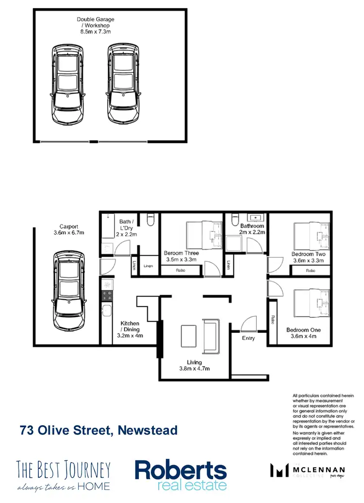 Floorplan of Homely house listing, 73 Olive Street, Newstead TAS 7250