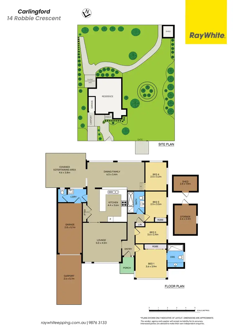 Floorplan of Homely house listing, 14 Robbie Crescent, Carlingford NSW 2118