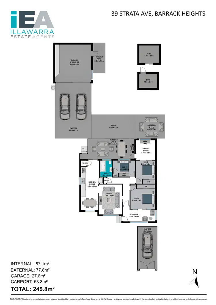 Floorplan of Homely house listing, 39 Strata Avenue, Barrack Heights NSW 2528