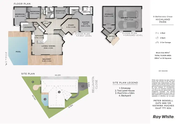 Floorplan of Homely house listing, 9 Bellavista Close, Highland Park QLD 4211