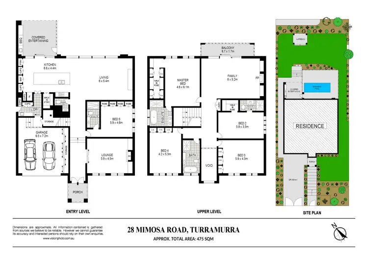 Floorplan of Homely house listing, 28 Mimosa Road, Turramurra NSW 2074