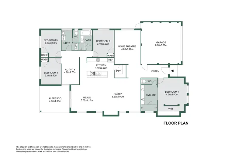 Floorplan of Homely house listing, 11 Broadmoor Loop, Meadow Springs WA 6210