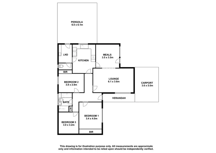 Floorplan of Homely house listing, 10 Campbell Street, Bordertown SA 5268