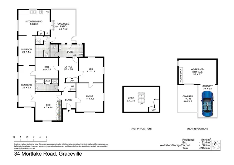 Floorplan of Homely house listing, 34 Mortlake Road, Graceville QLD 4075