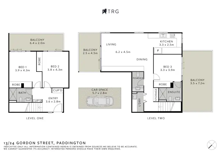Floorplan of Homely apartment listing, 13/24 Gordon Street, Paddington NSW 2021