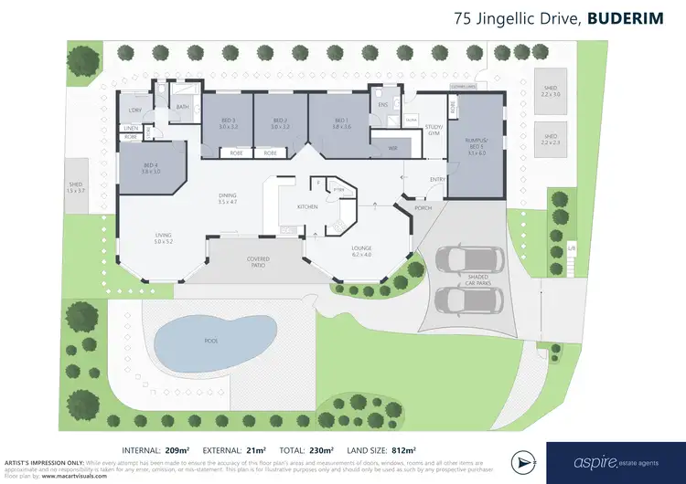 Floorplan of Homely house listing, 75 Jingellic Drive, Buderim QLD 4556