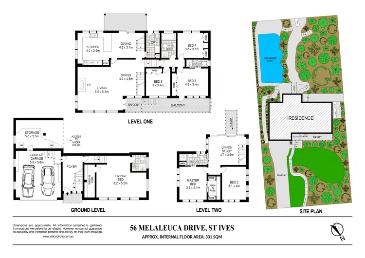 Floorplan of Homely house listing, 56 Melaleuca Drive, St Ives NSW 2075