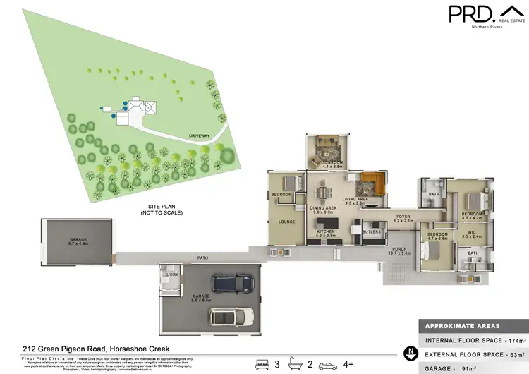 Floorplan of Homely house listing, 212 Green Pigeon Road, Kyogle NSW 2474