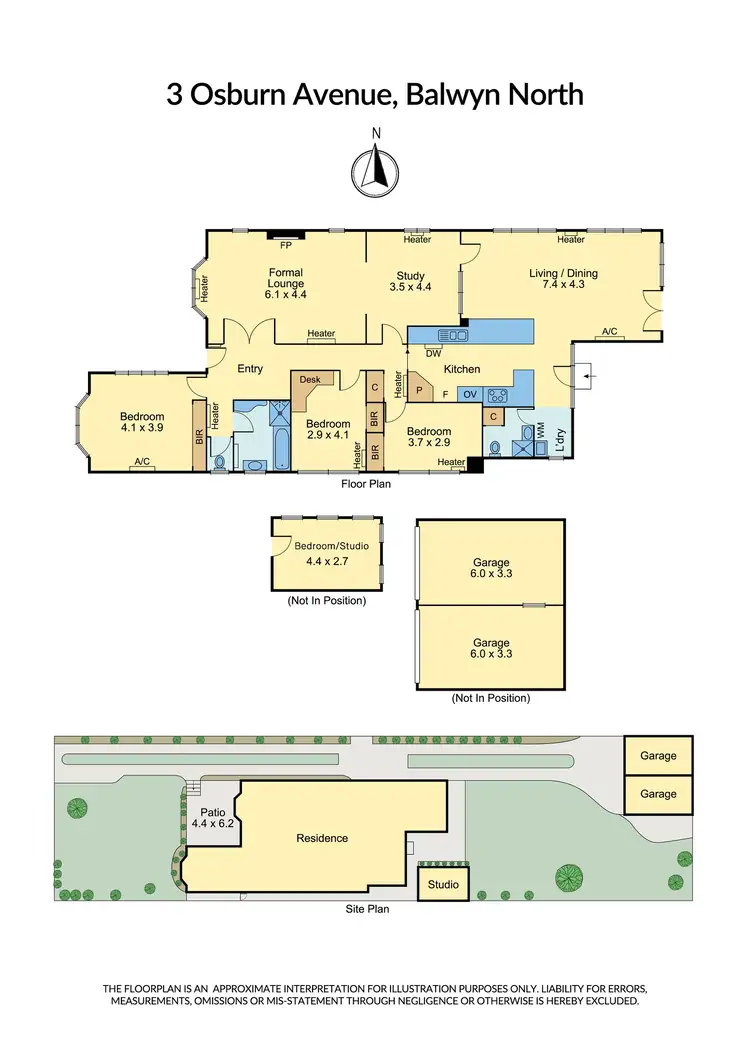 Floorplan of Homely house listing, 3 Osburn Avenue, Balwyn North VIC 3104