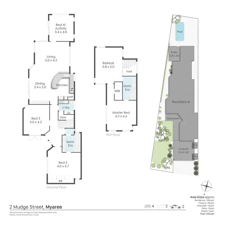 Floorplan of Homely house listing, 2 Mudge Street, Myaree WA 6154