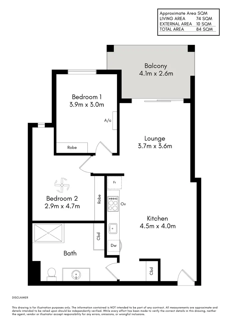 Floorplan of Homely apartment listing, 11/328 Esplanade, Moana SA 5169