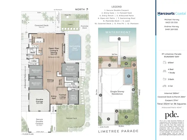 Floorplan of Homely house listing, 37 Limetree Parade, Runaway Bay QLD 4216