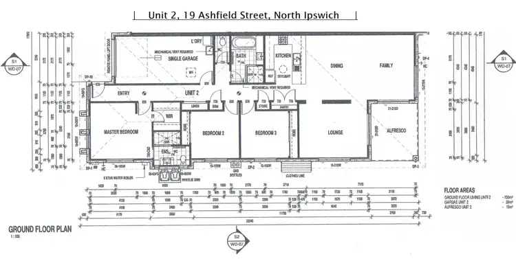 Floorplan of Homely semi-detached listing, 2/19 Ashfield Street, North Ipswich QLD 4305