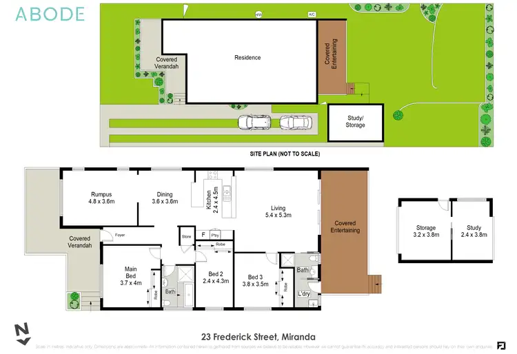 Floorplan of Homely house listing, 23 Frederick Street, Miranda NSW 2228