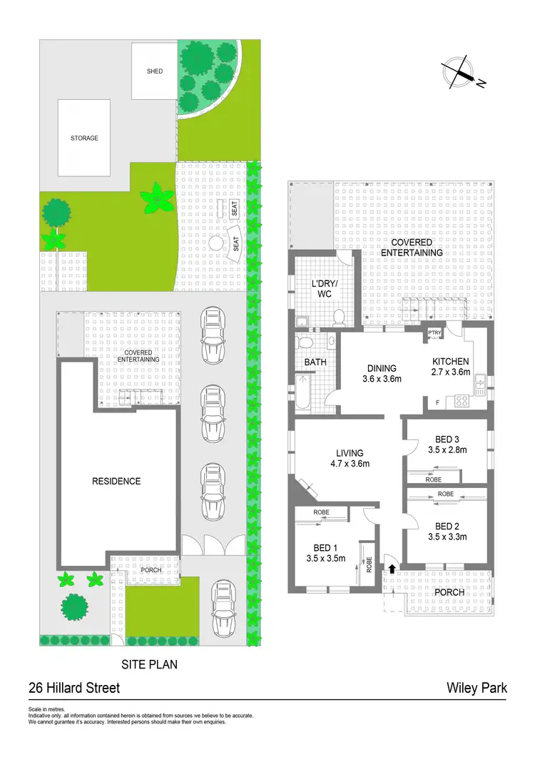 Floorplan of Homely house listing, 26 Hillard Street, Wiley Park NSW 2195