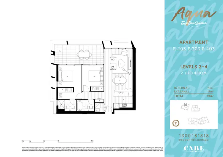 Floorplan of Homely apartment listing, 103/4D Retreat Drive, Penrith NSW 2750