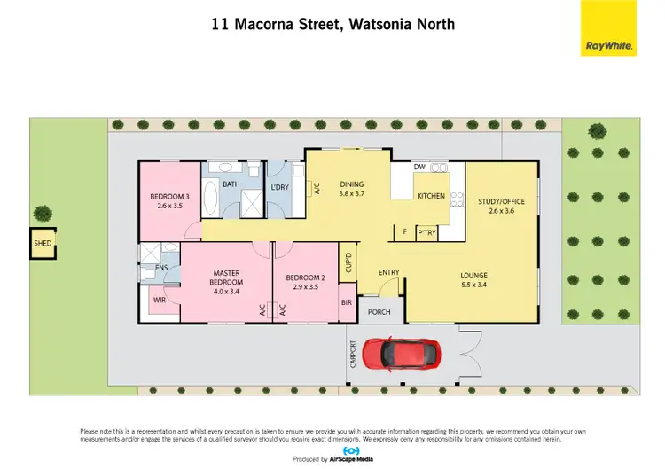 Floorplan of Homely house listing, 11 Macorna Street, Watsonia North VIC 3087
