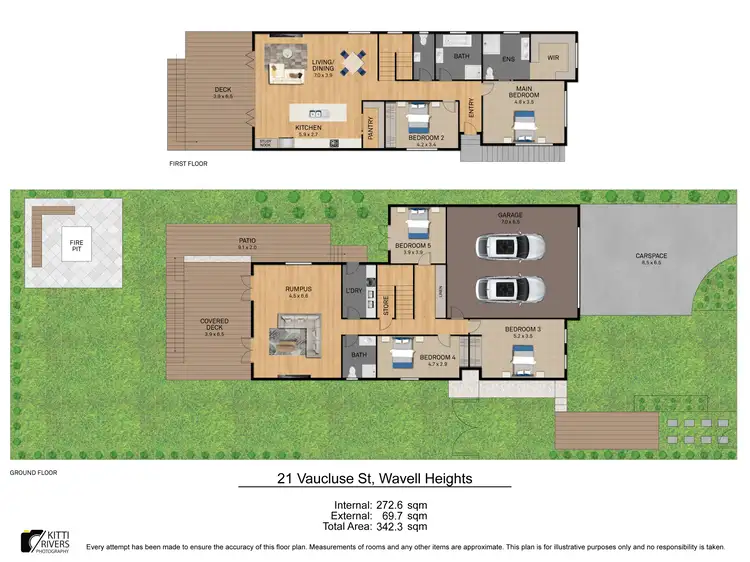 Floorplan of Homely house listing, 21 Vaucluse Street, Wavell Heights QLD 4012