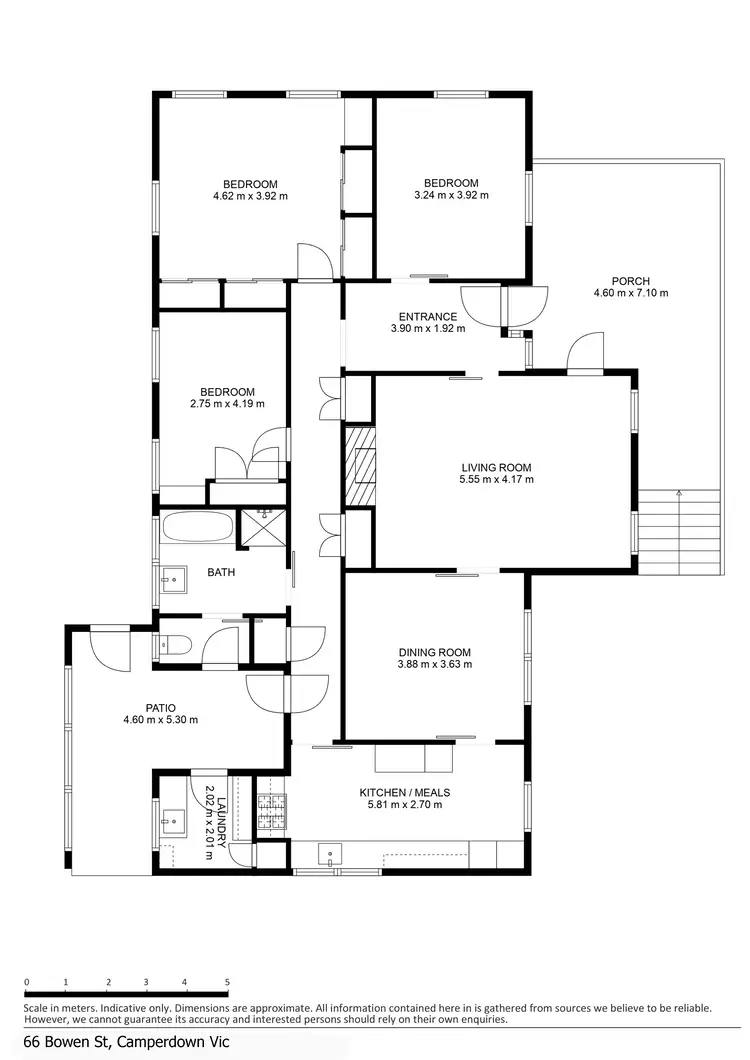 Floorplan of Homely house listing, 66 Bowen Street, Camperdown VIC 3260