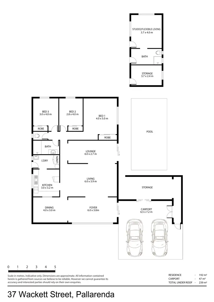 Floorplan of Homely house listing, 37 Wackett Street, Pallarenda QLD 4810