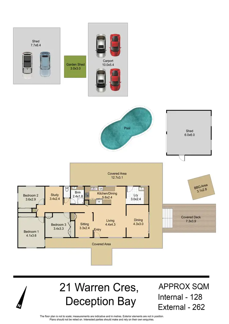 Floorplan of Homely house listing, 21 Warren Crescent, Deception Bay QLD 4508