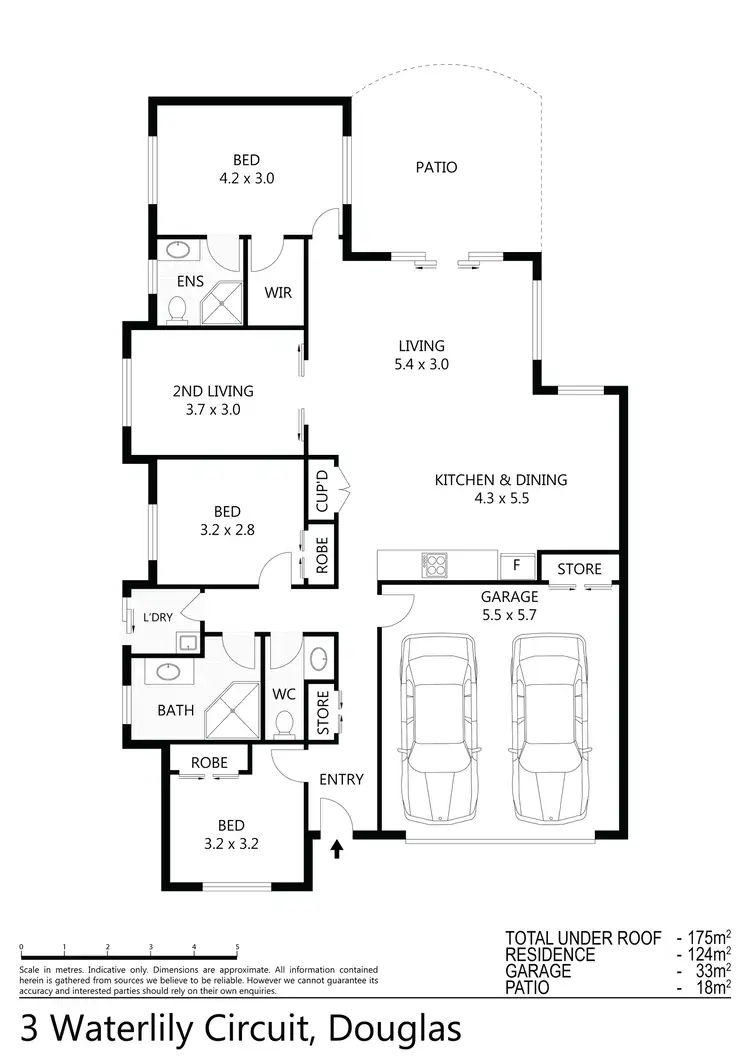 Floorplan of Homely house listing, 3 Waterlily Circuit, Douglas QLD 4814