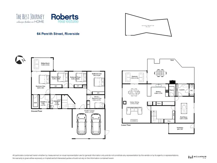 Floorplan of Homely house listing, 64 Penrith Street, Riverside TAS 7250