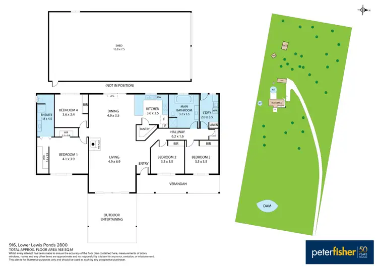 Floorplan of Homely house listing, 916 Lower Lewis Ponds Road, Orange NSW 2800