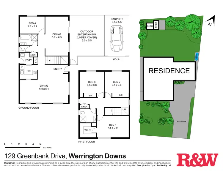 Floorplan of Homely house listing, 129 Greenbank Drive, Werrington Downs NSW 2747