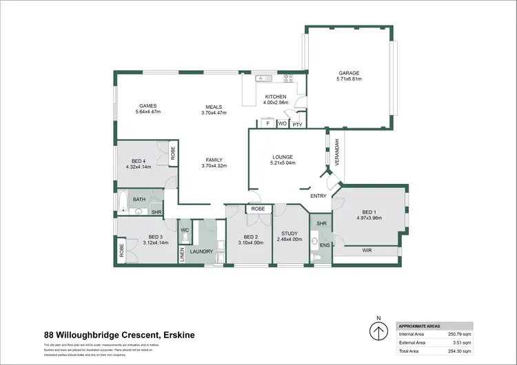 Floorplan of Homely house listing, 88 Willoughbridge Crescent, Erskine WA 6210