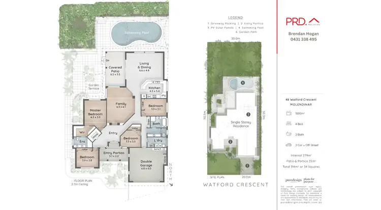 Floorplan of Homely house listing, 48 Watford Crescent, Molendinar QLD 4214