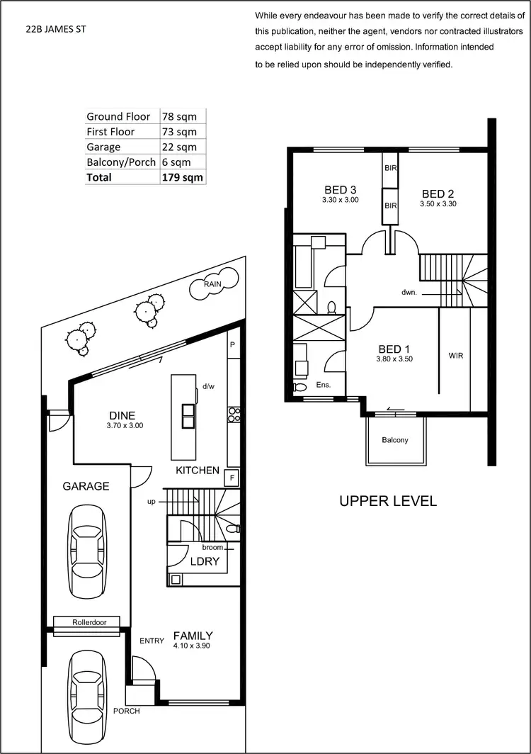Floorplan of Homely house listing, 22B James Street, Campbelltown SA 5074