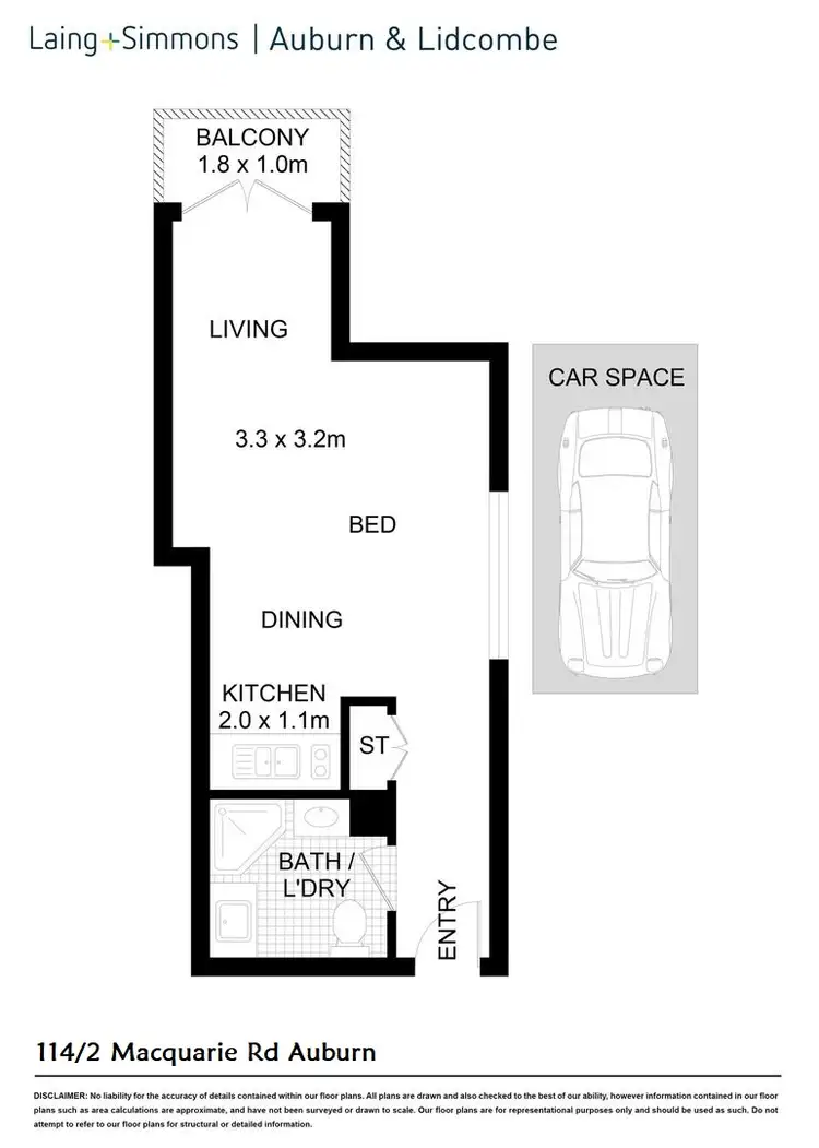 Floorplan of Homely apartment listing, 114/2 Macquarie Rd, Auburn NSW 2144