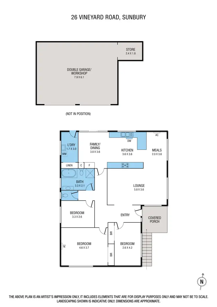 Floorplan of Homely house listing, 26 Vineyard Road, Sunbury VIC 3429