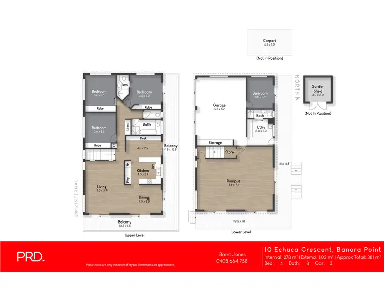 Floorplan of Homely house listing, 10 Echuca Crescent, Banora Point NSW 2486