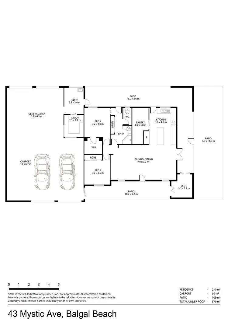 Floorplan of Homely house listing, 43 Mystic Avenue, Balgal Beach QLD 4816