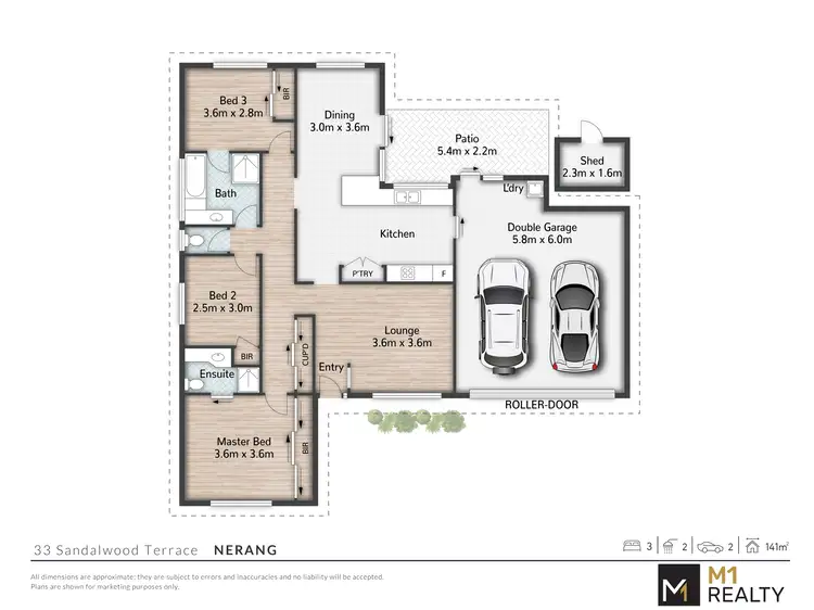 Floorplan of Homely house listing, 33 Sandalwood Terrace, Nerang QLD 4211