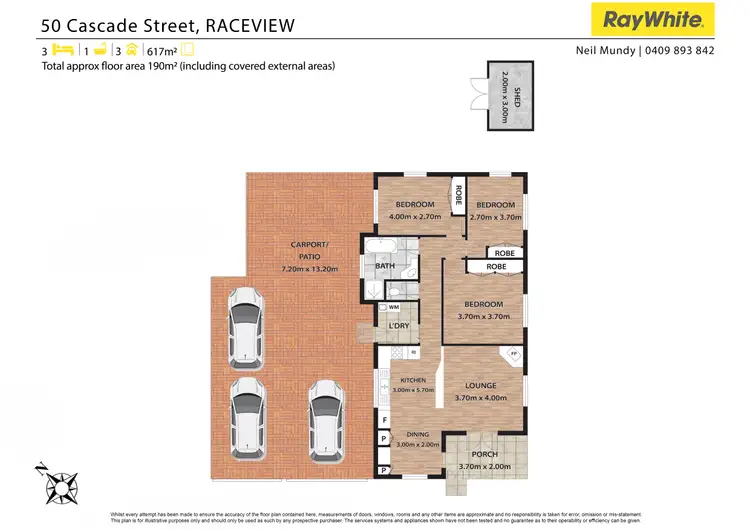 Floorplan of Homely house listing, 50 Cascade Street, Raceview QLD 4305